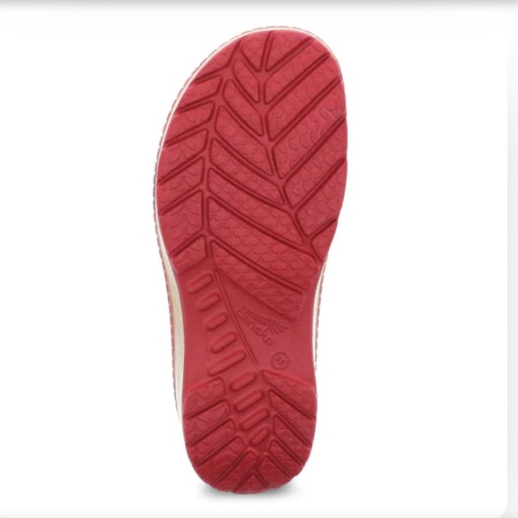 NWT Dansko Kane Molded Clog, Red - Picture 3 of 8